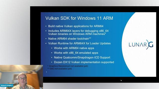 最新VulkanSDK允许开发人员在Arm上为Windows构建原生VulkanAPI应用(图1)