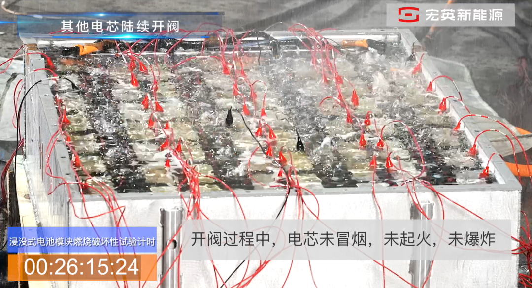 九游娱乐文化：零起火、零爆炸！宏英浸没式液冷储能安全验证(图5)