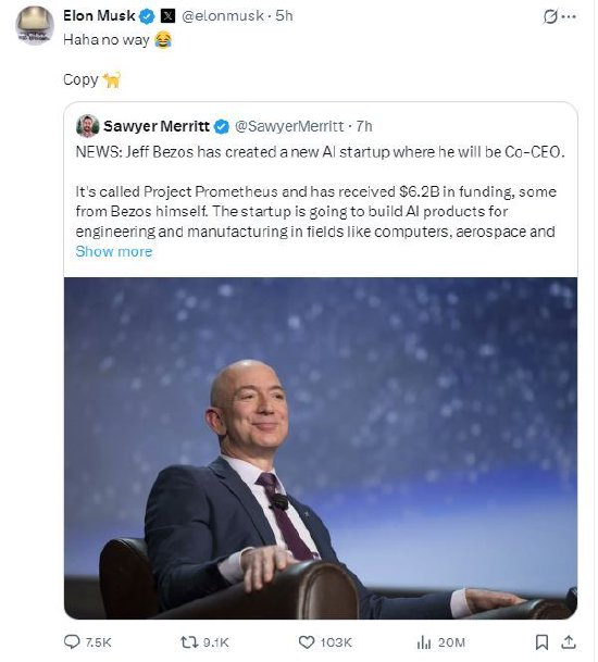 九游娱乐文化：被FigureCEO质疑量产造假优必选：他们应多来中国看看；胖东来补偿受委屈员工359万元；贝索斯复出搞AI被嘲“跟屁虫”(图7)